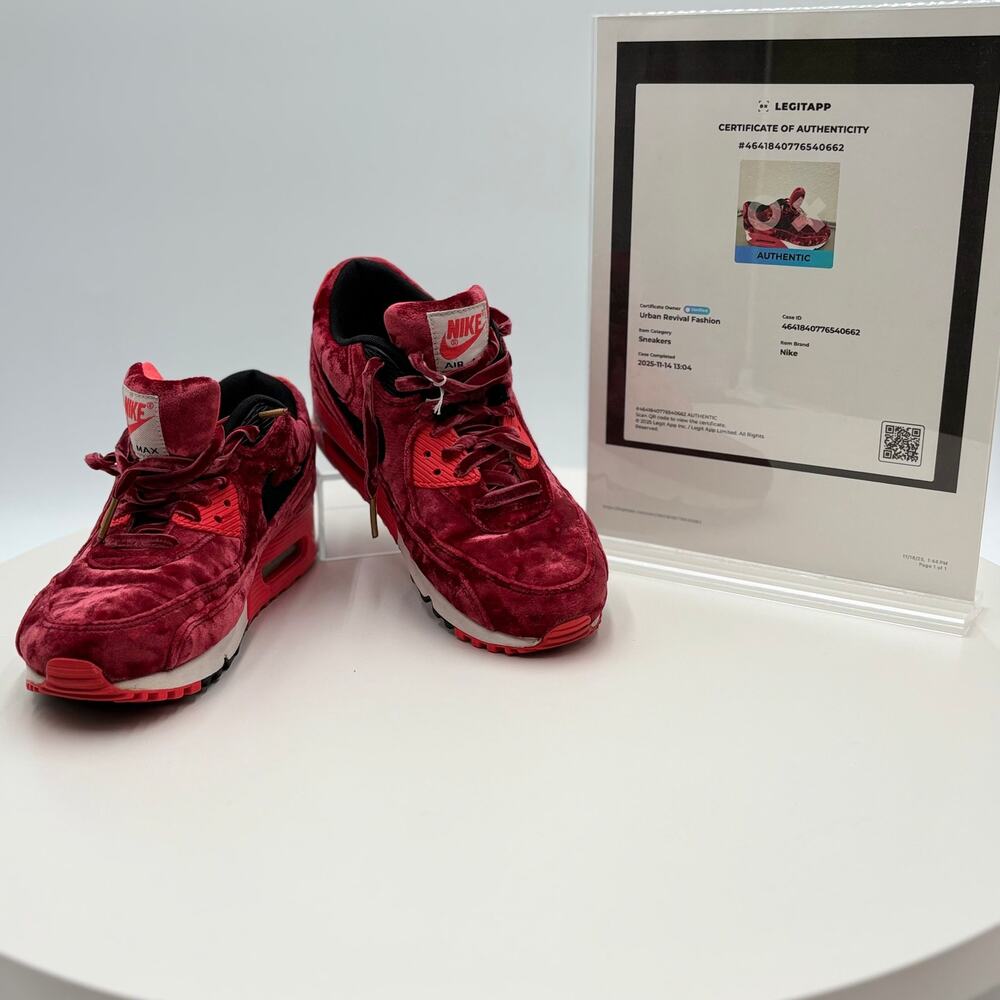 Authenticated Nike Air Max 90 “Infrared” – Vintage Icon Sneaker